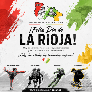 Cartel Feliz día de la rioja